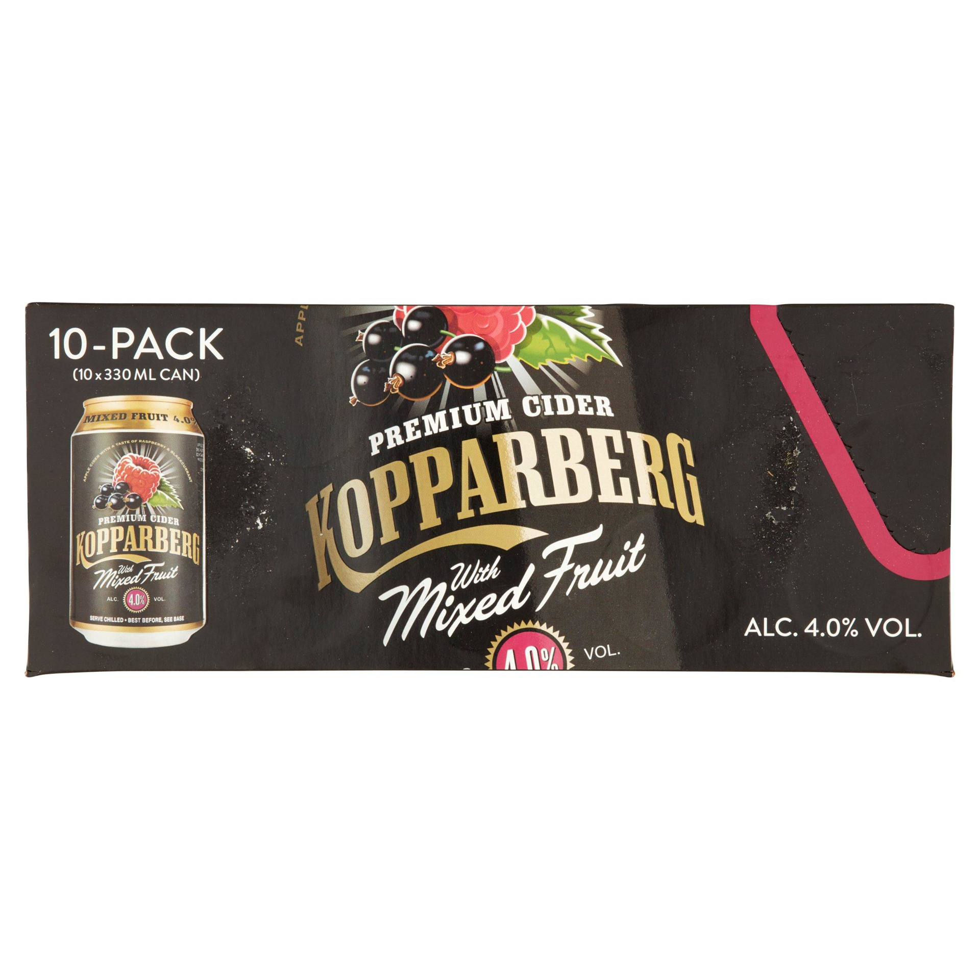 Kopparberg Premium Cider with Mixed Fruit 10 x 330ml Guernsey Online