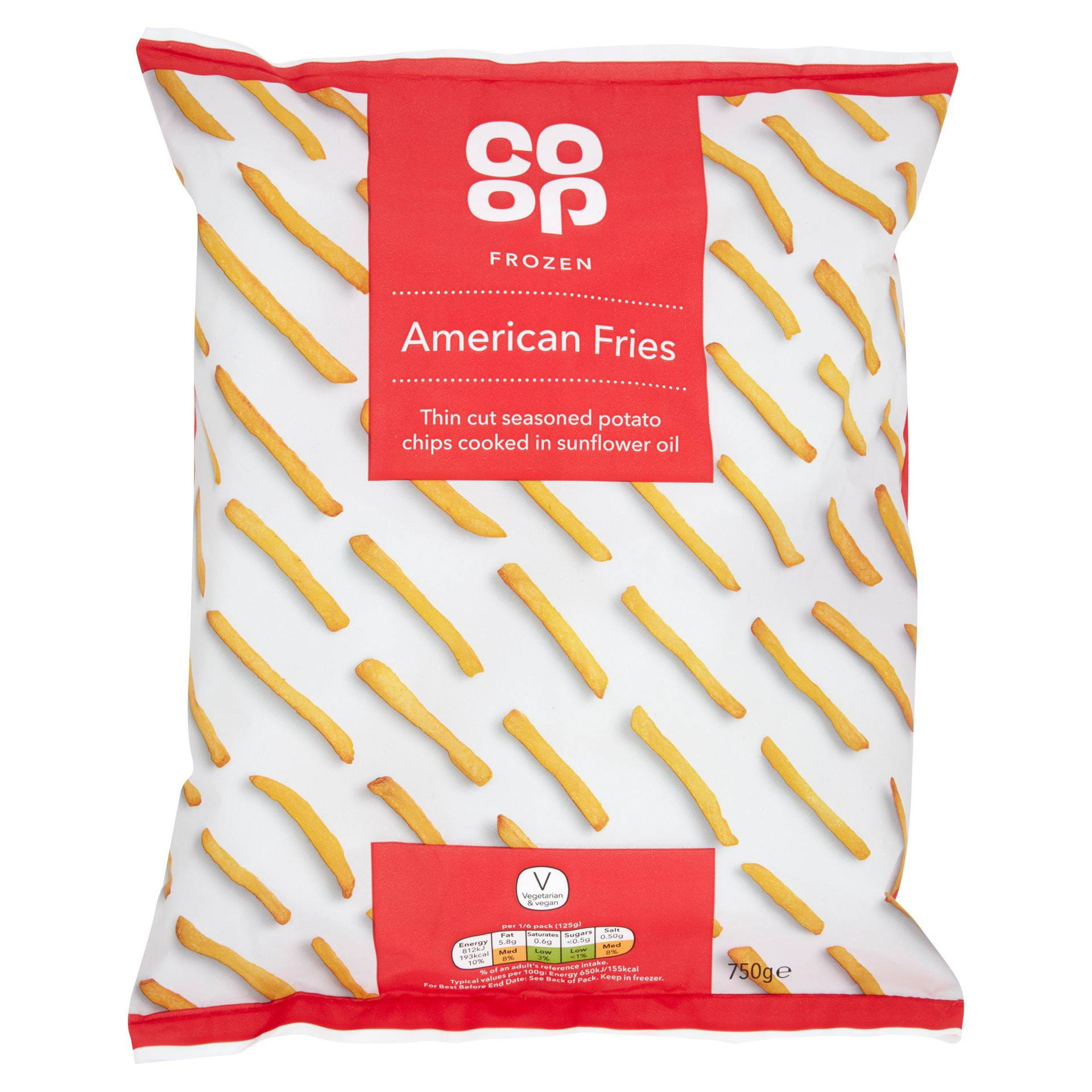 Coop Frozen French Fries 750g Guernsey Online Groceries Channel