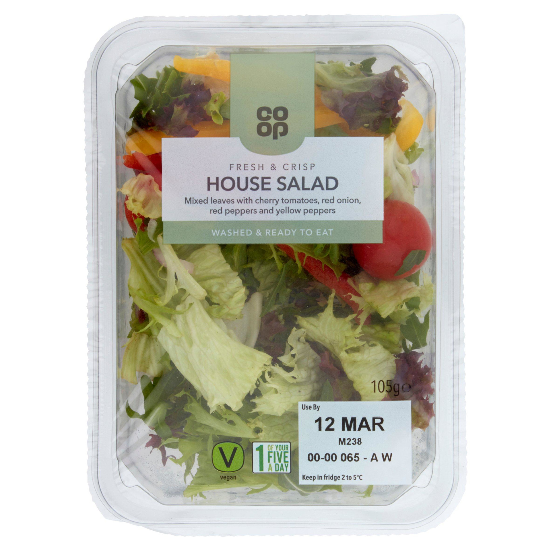 Coop House Salad 105g Jersey Online Groceries Channel Islands