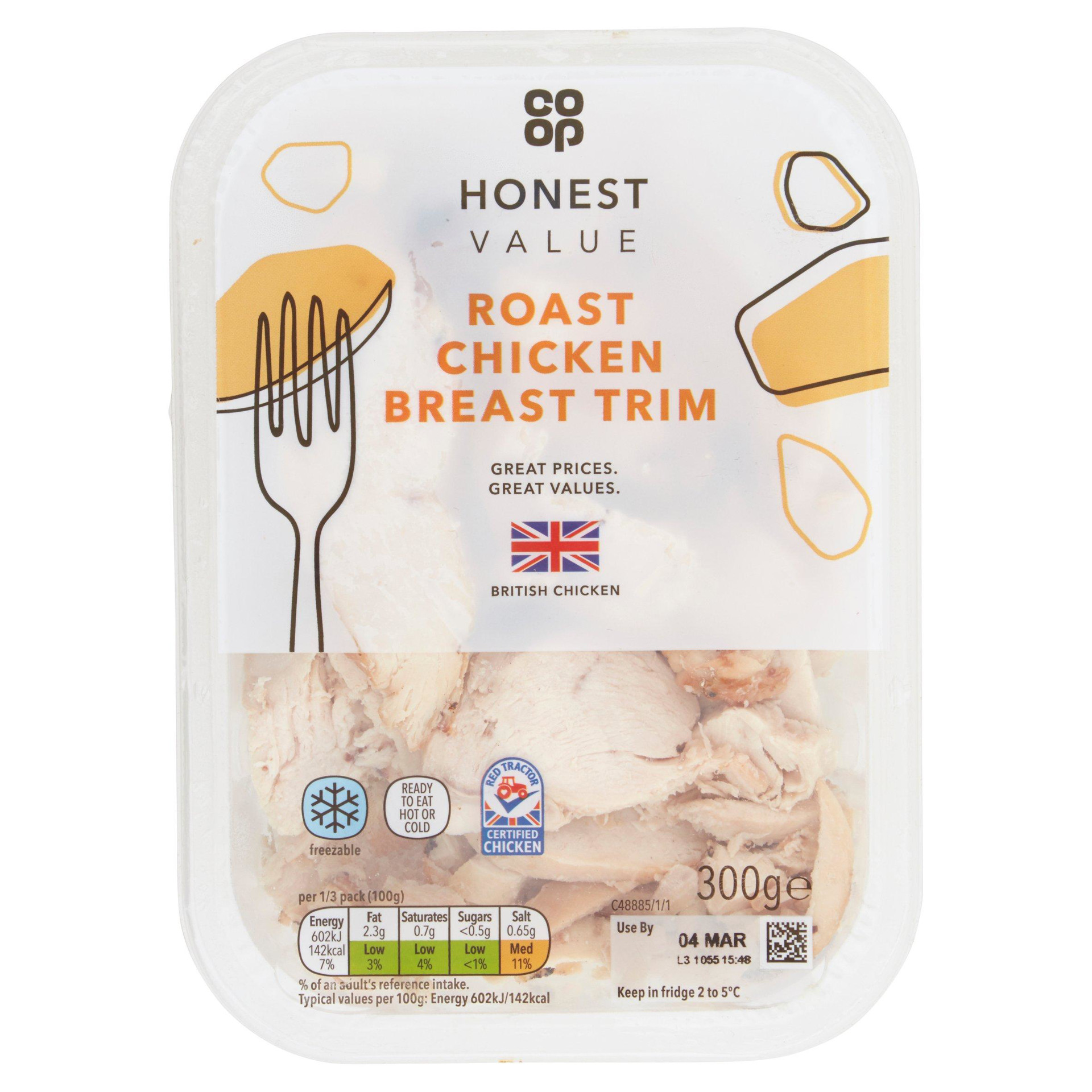 Coop Honest Value Roast Chicken Breast Trim 300g Jersey Online