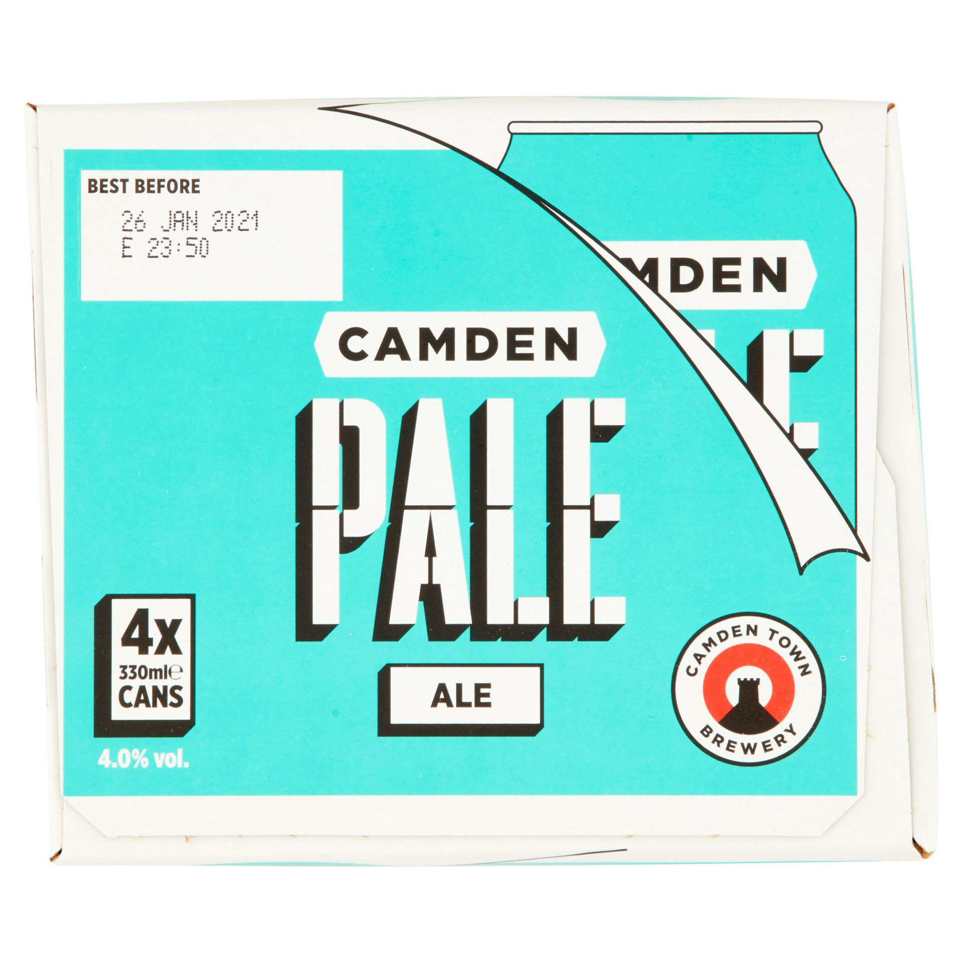 Camden Pale Ale 4 x 330ml Guernsey Online Groceries Channel Islands