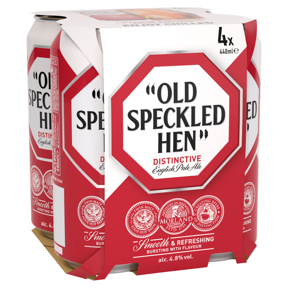 Old Speckled Hen Cans 4X440ML Guernsey Online Groceries Channel