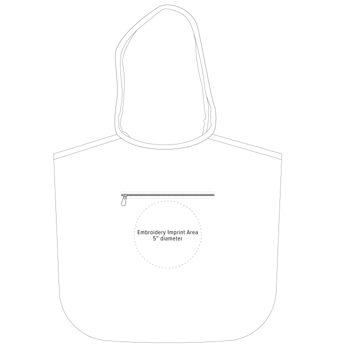 Tropical Reversible Beach Bag / Beach Bags & Totes and Embroidery