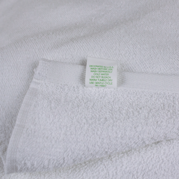 Value Line Beach Towels Wholesale Standard Weight White Beach Towels