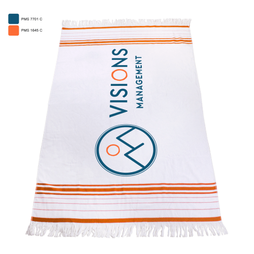 Visions Management / Windsor Fringed Beach Towel / Best Selling Towels