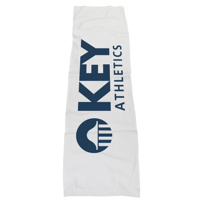 Endurance White Fitness Towel / Fitness Towels & Rally Towels and