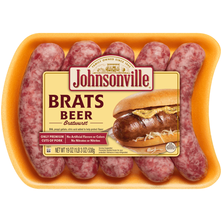 Johnsonville Sausages Brats Beer 'N Bratwurst 560g Villa Market
