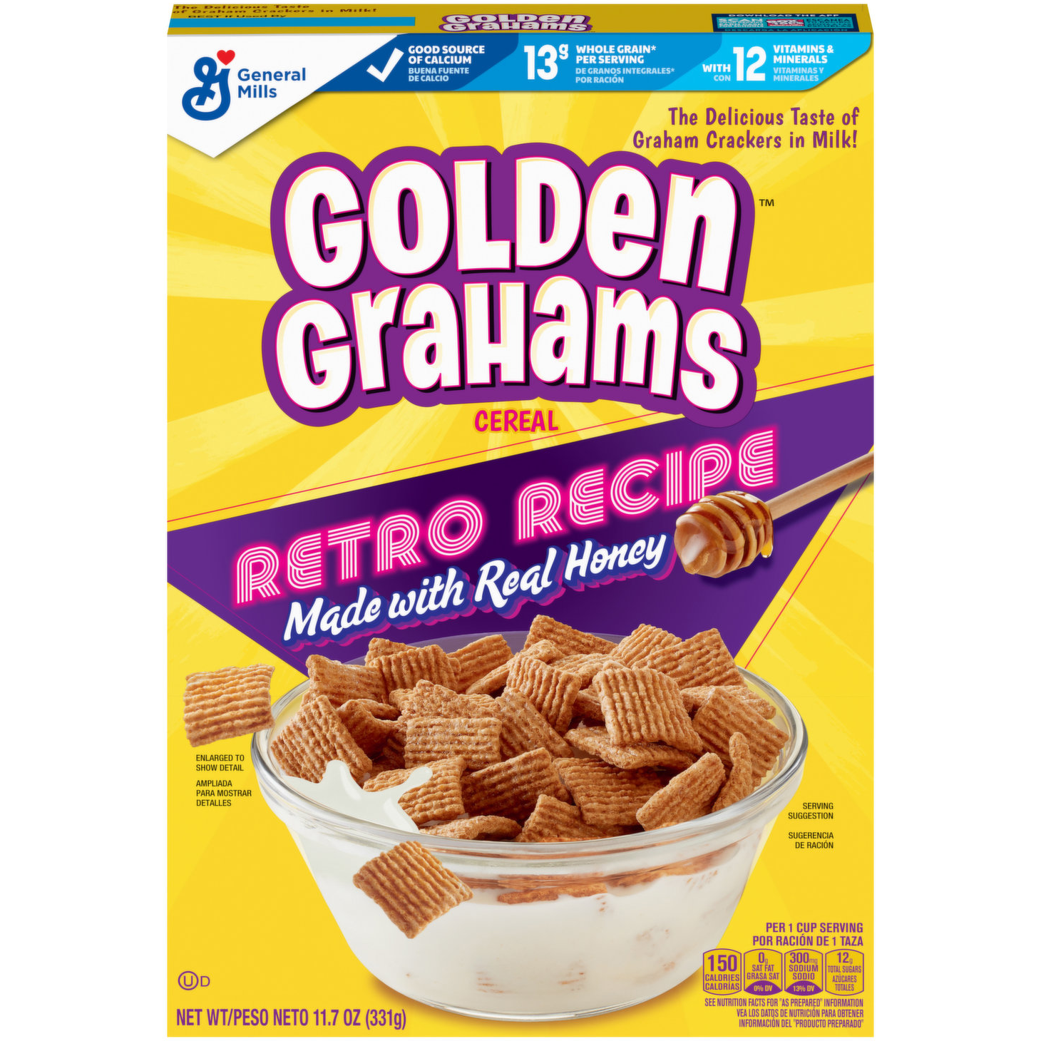 General Mills Honey Graham Cereals 332g Villa Market