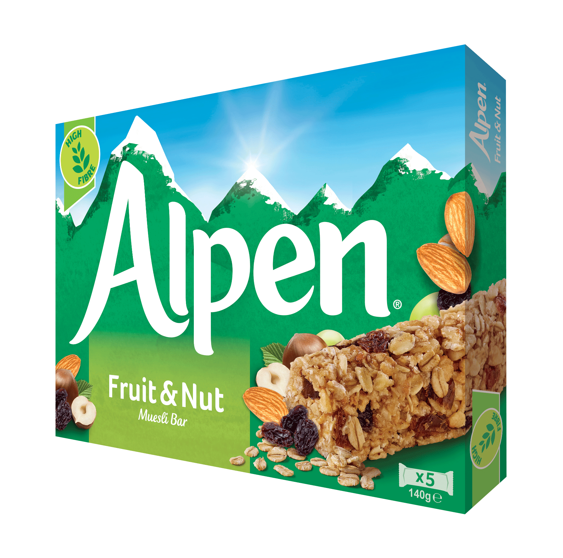 Alpen Cereal Bars Fruit & Nut 140g Villa Market