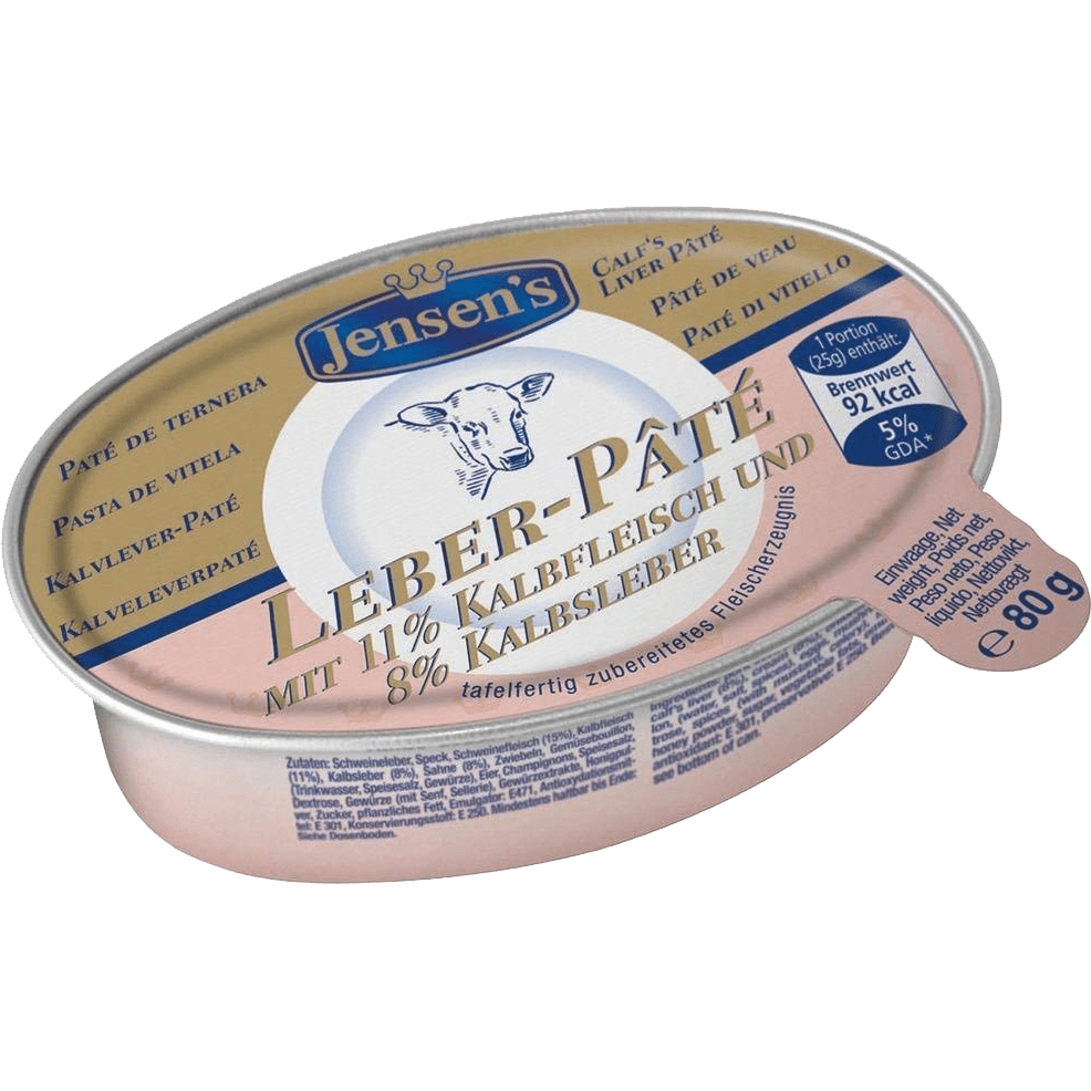 Jensen's Calf Liver Pate 80g Villa Market