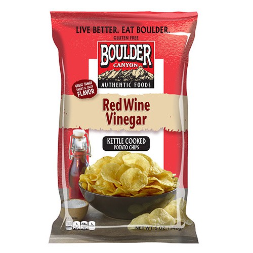 Boulder Canyon Red Wine Vinegar Chips 142g Villa Market