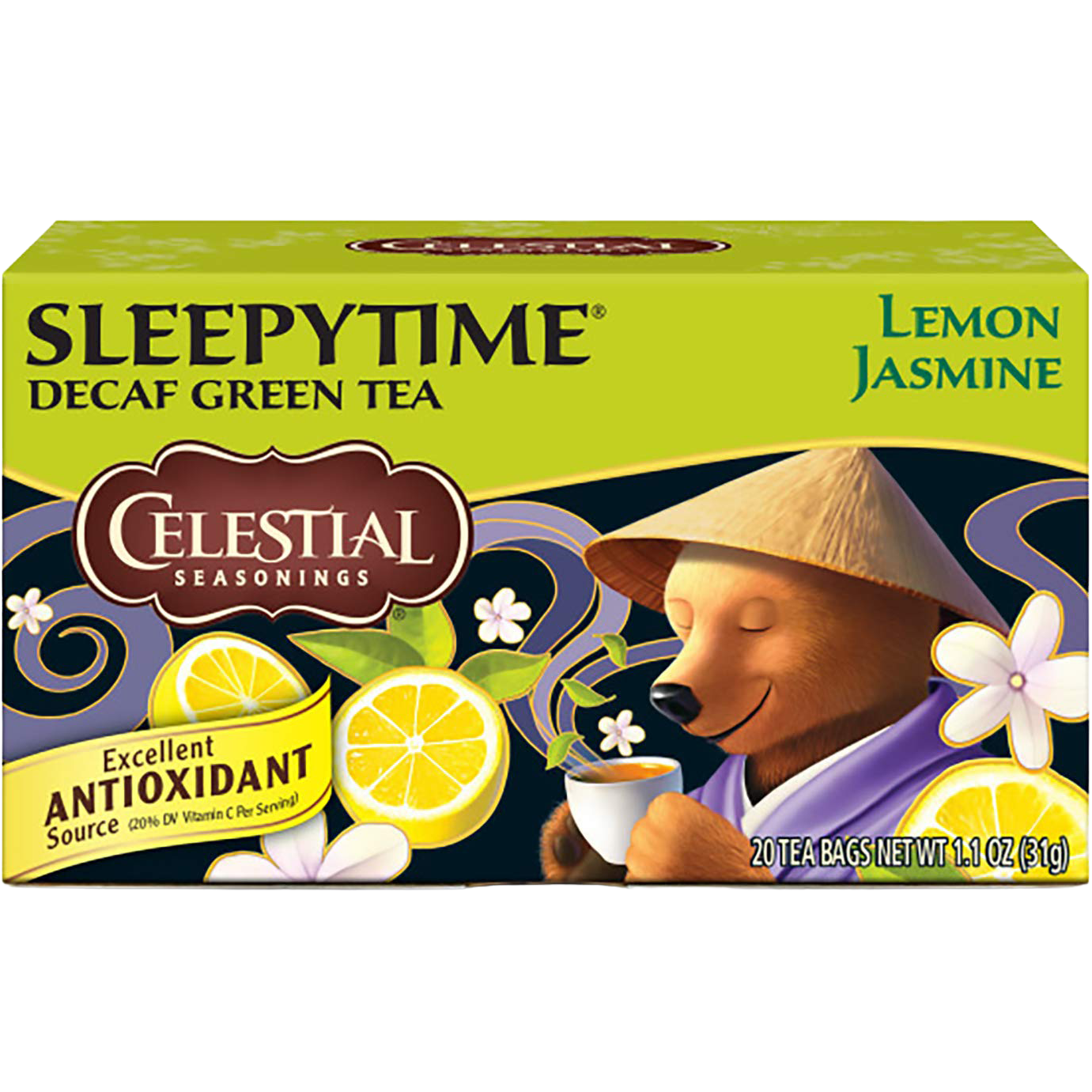 Celestial Seasonings Sleepytime Decaf Lemon & Jasmine Tea 31g Villa