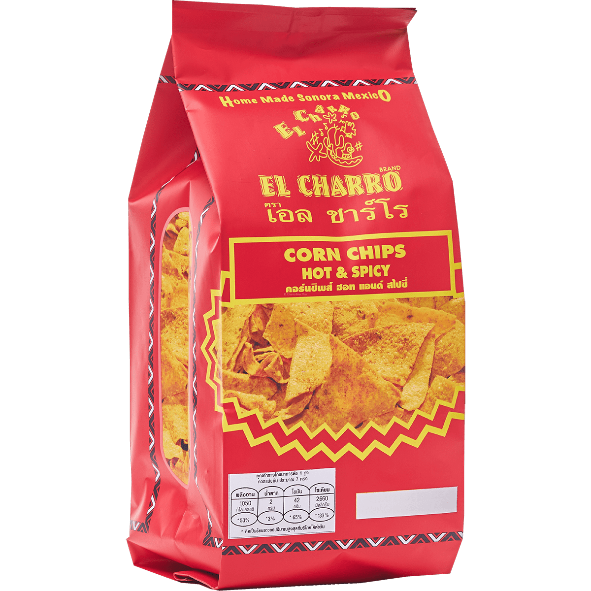 El Charro Mexican Corn Chips Hot & Spicy 200g Villa Market