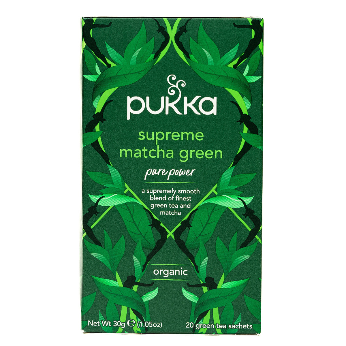 Pukka Supreme Matcha Green Tea Bags X 20 Caffeine Free 30g Villa Market
