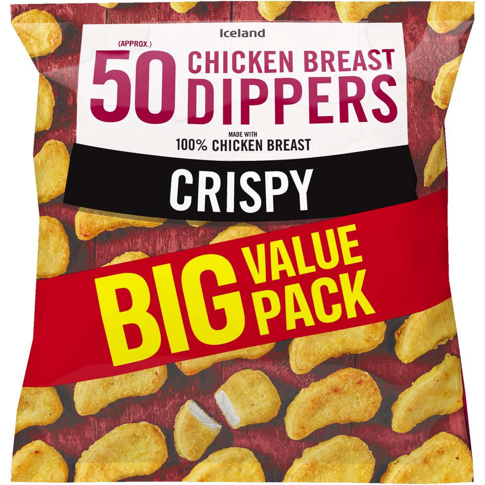 Iceland Crispy Chicken Dippers 900g Villa Market