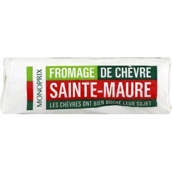Monoprix SainteMaure Goat Cheese 200g Villa Market