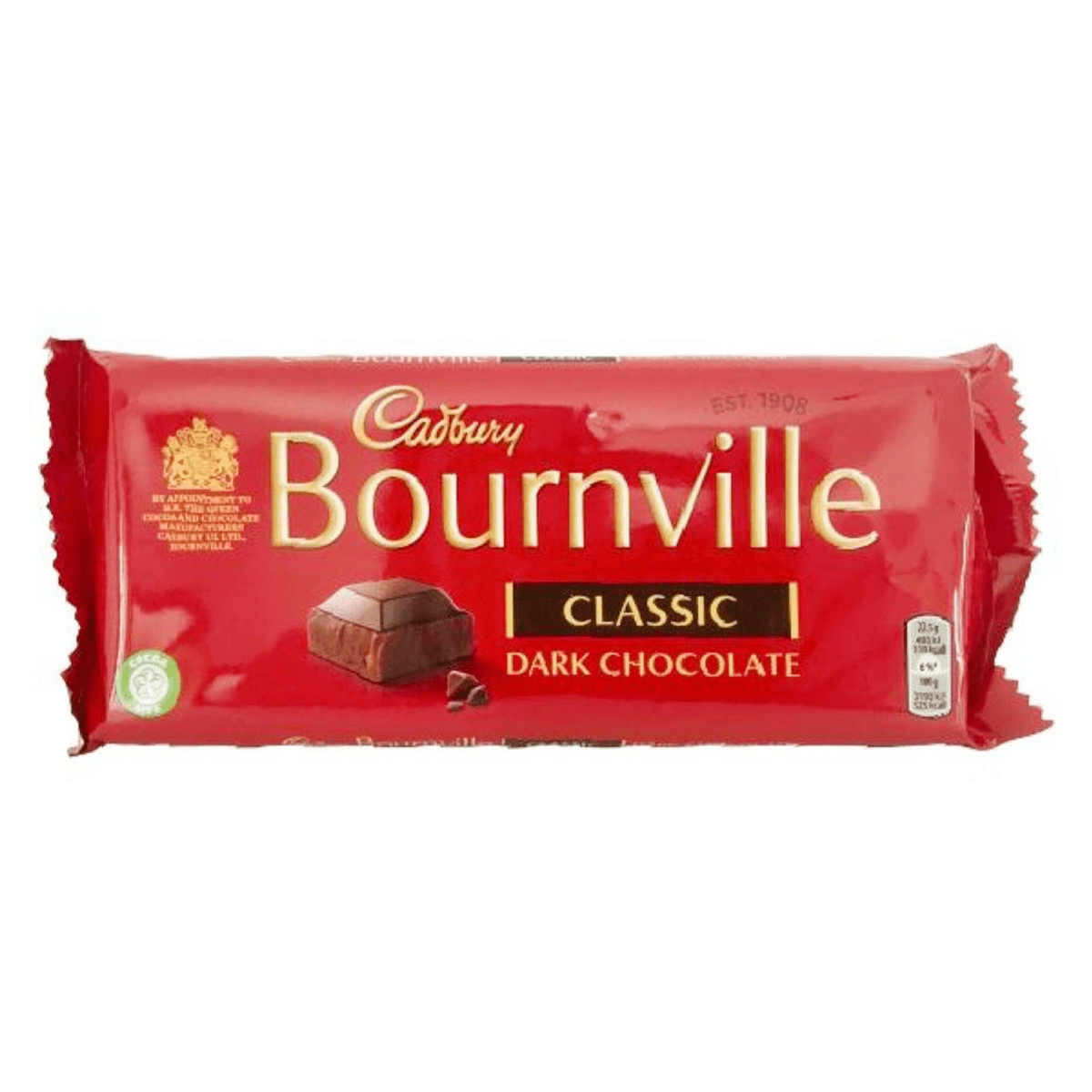 Cadbury Bournville Classic Dark Chocolate 100g Villa Market