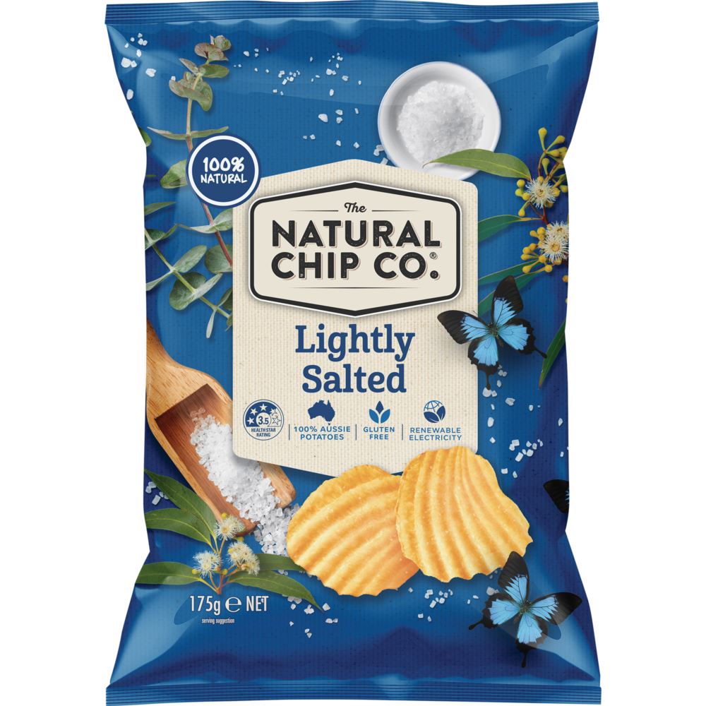 The Natural Chip Co. Chips Lightly Salted 175g Villa Market