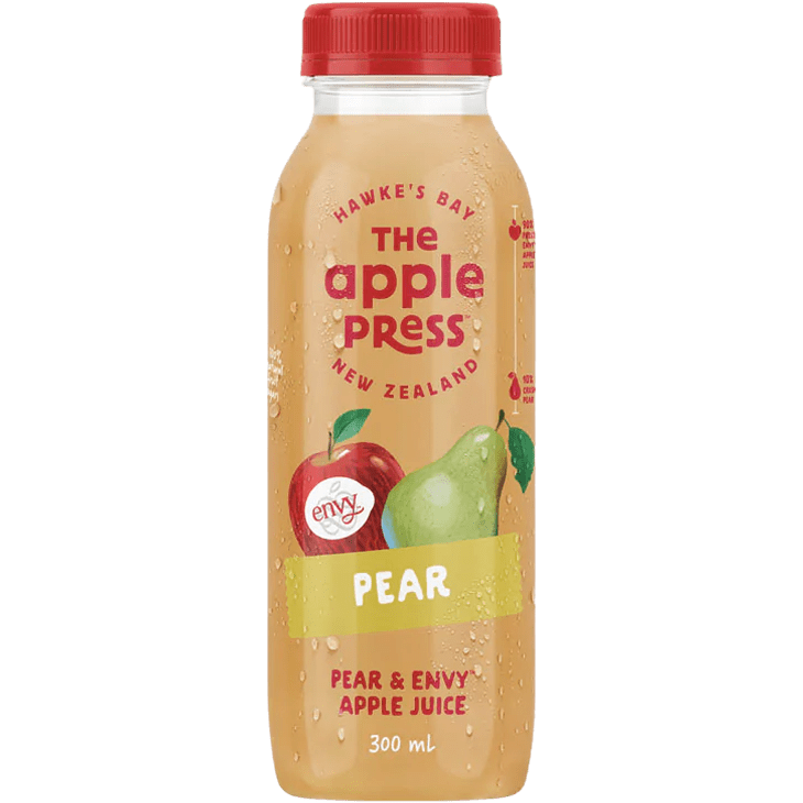 The Apple Press Pear & Cold Pressed Envy Apple Juice 300ml Villa Market