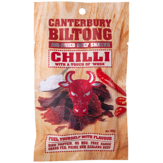 Canterbury Chilli Air Dried Beef 40g Villa Market