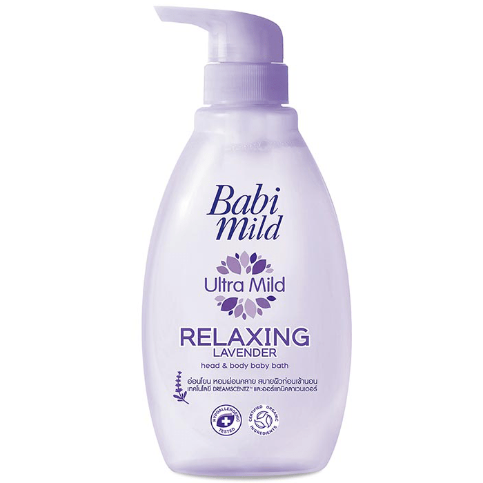 Babi Mild Relaxing Lavender Head & Body Baby Bath 400ml Villa Market