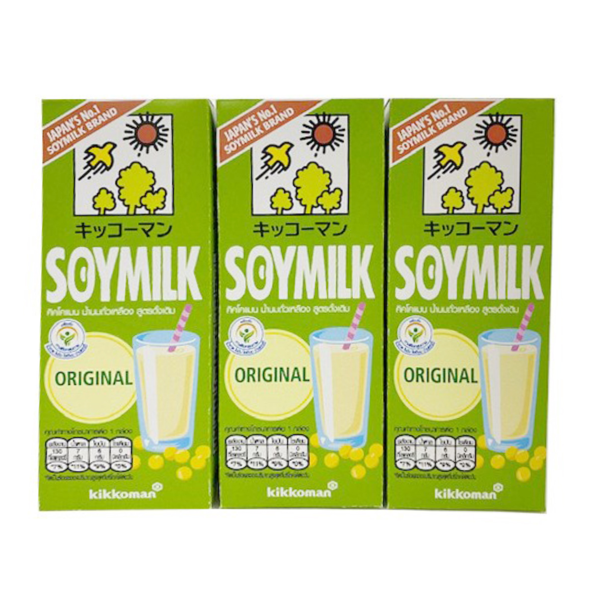 Kikkoman Soy Milk Original 3 x 200ml Villa Market