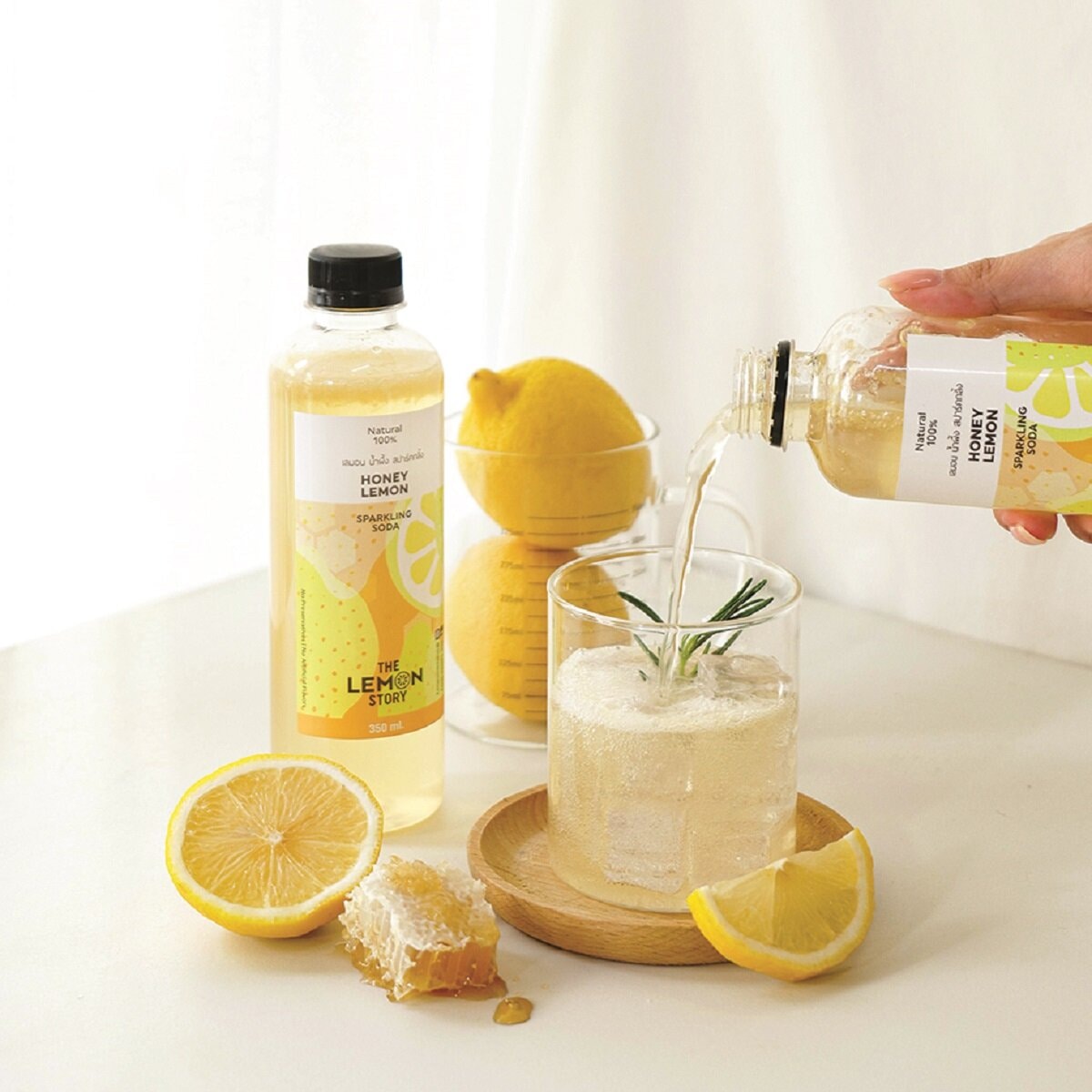 The Lemon Story Honey Lemon Soda 350ml Villa Market