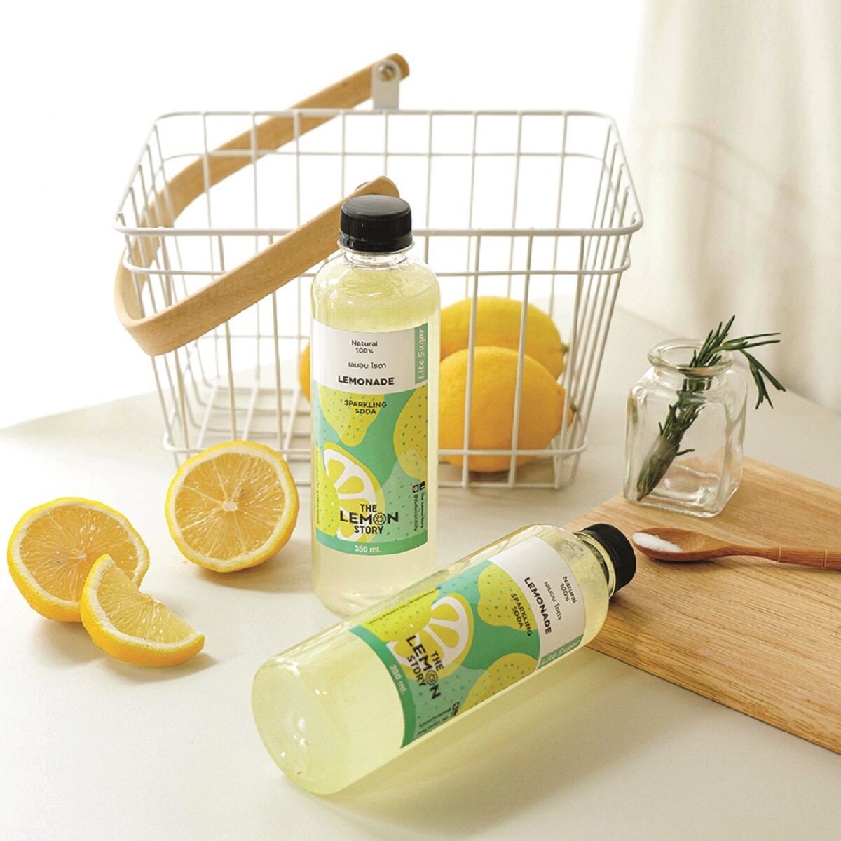The Lemon Story Lemon Soda Lite Sugar 350ml Villa Market