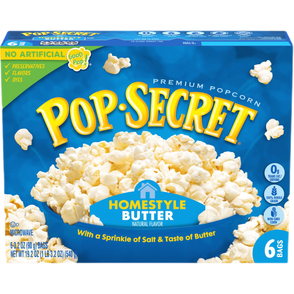 Pop Secret Home Style Butter Popcorn 544g Villa Market