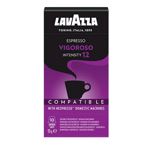 Lavazza Espresso Vigoroso Coffee 10 Capsules 55g Villa Market