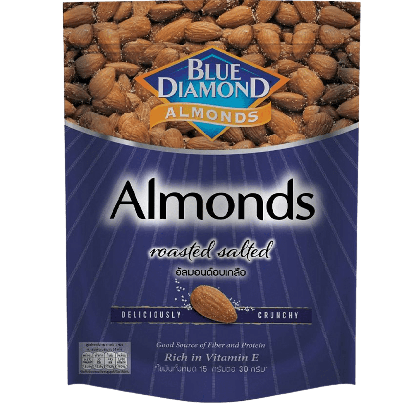 Blue Diamond Roasted Salted Almonds Big Pack 1Kg Villa Market