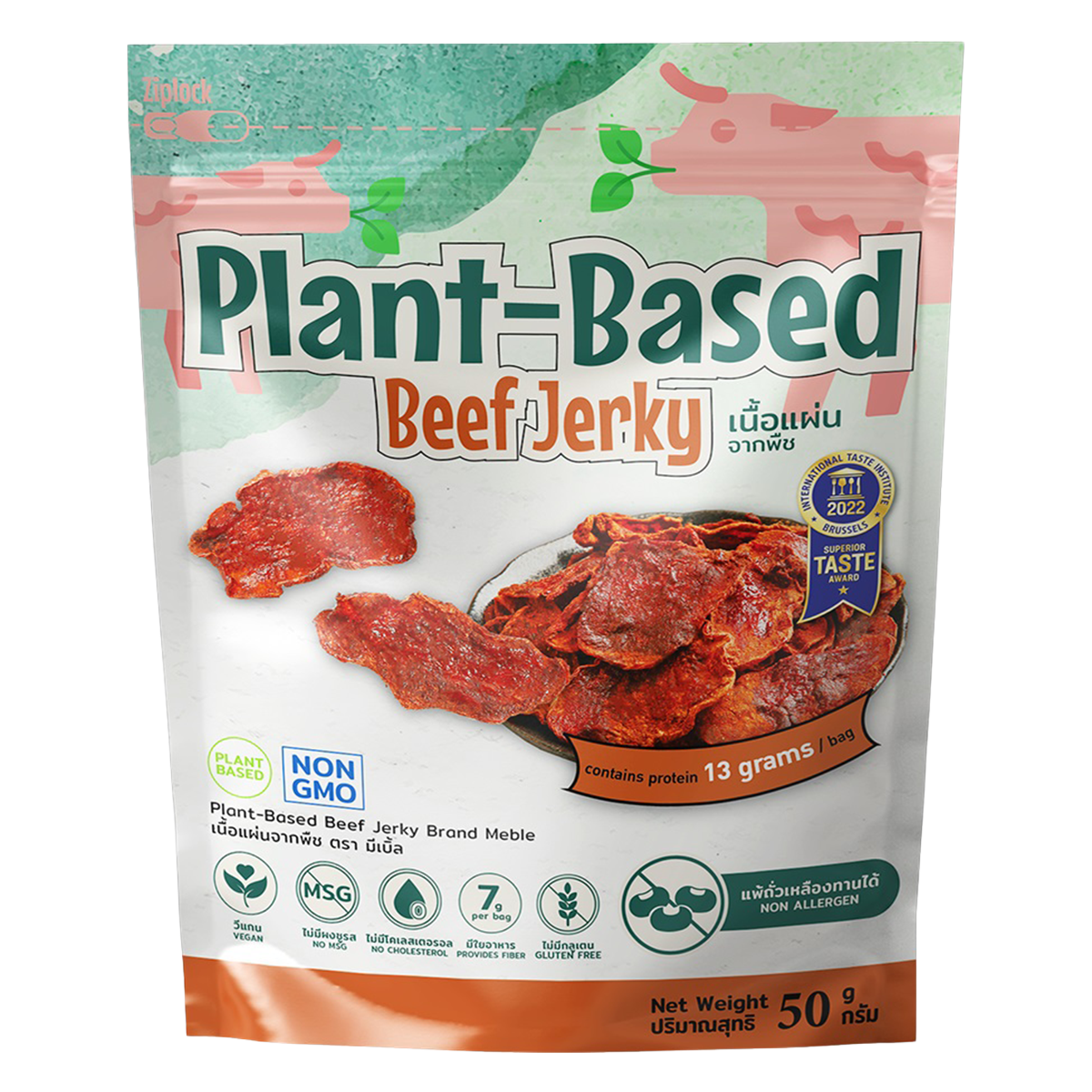 Meble PlantBased Beef Jerky 50g Villa Market