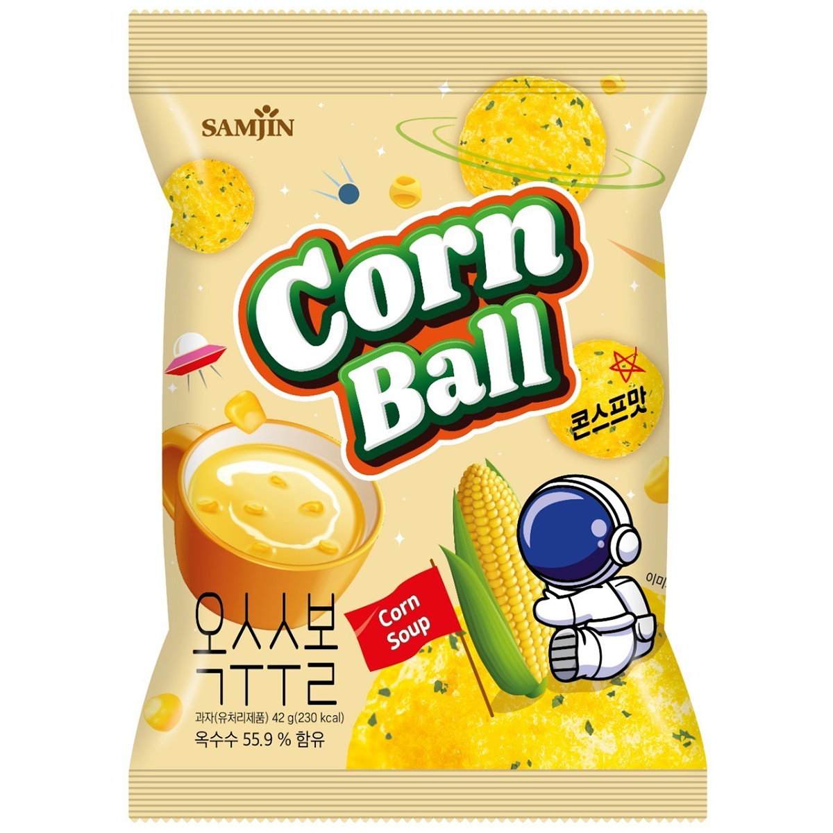Samjin Corn Ball 42g Villa Market