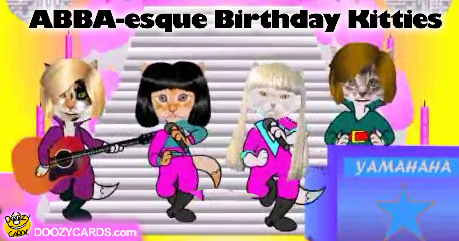 ABBAesque Birthday Kitties, View the Popular ABBAesque Birthday