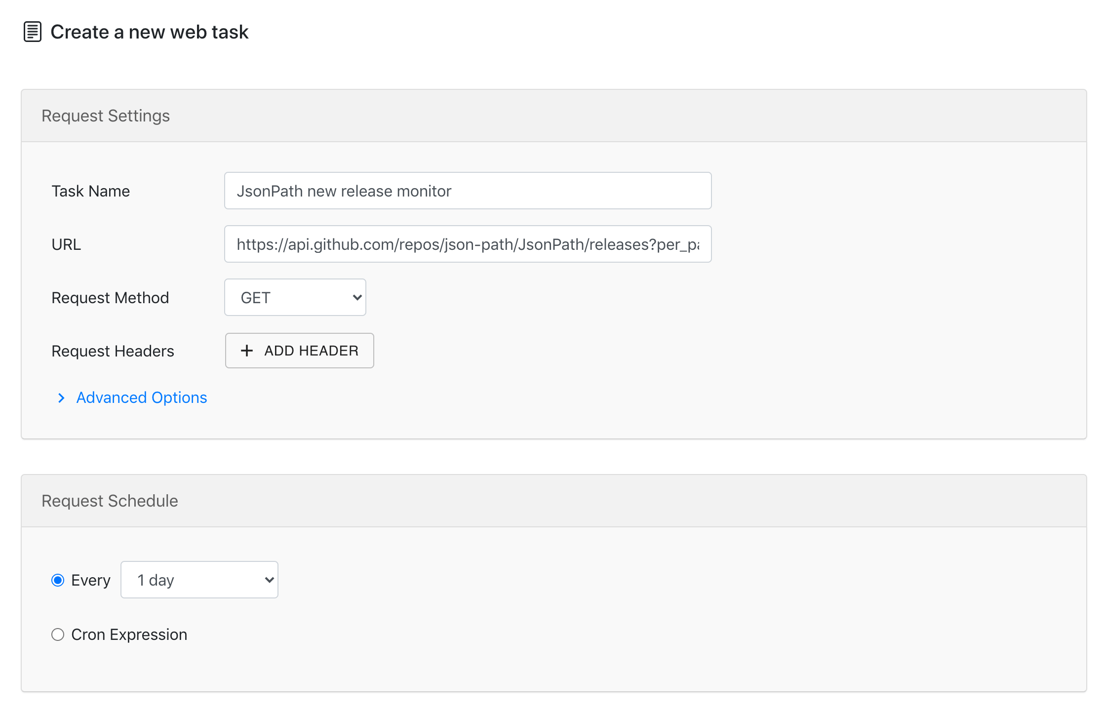 Github repo release monitor · iHook