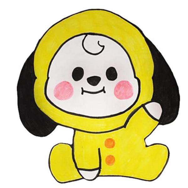 30min How to Draw Cute Characters BT21 Chimmy Dog