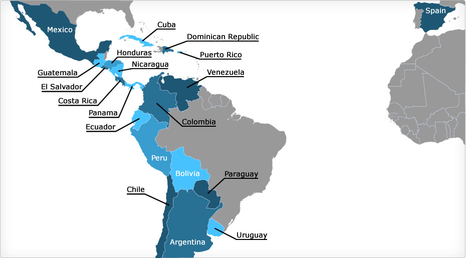 123TeachMe Site Map Learn Spanish Online