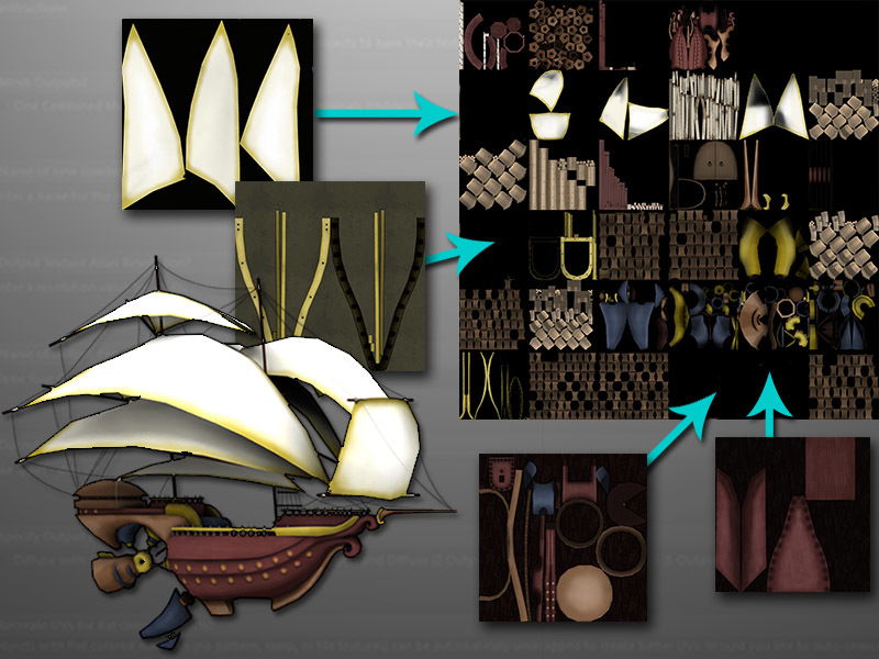 Texture Atlas Creation Python for Maya Free Texturing