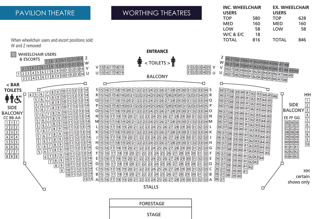 Worthing Pavilion Seating Plan Image to u