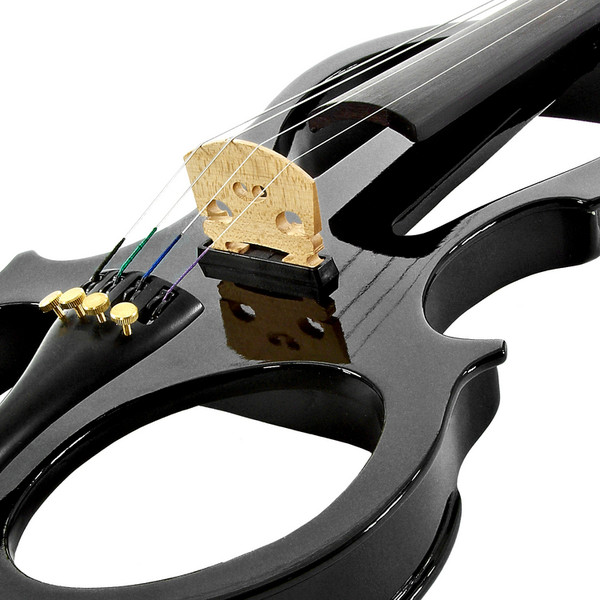 Electric Violin by Gear4music, Black at Gear4music