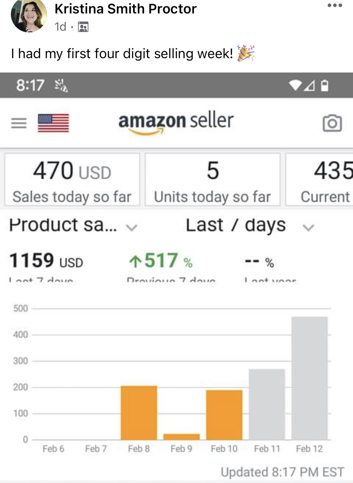 Cajunventures Amazon FBA Order