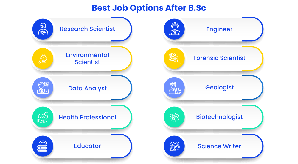 Best Career Options After B.Sc Courses, Jobs, Salary 2024