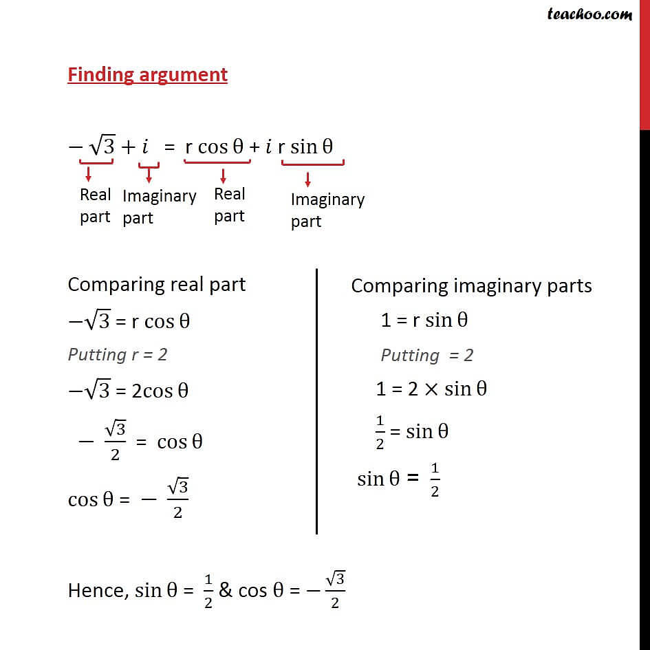 Ex 5.2, 2 Find modulus, argument of z = root 3 + i Modulus,argum
