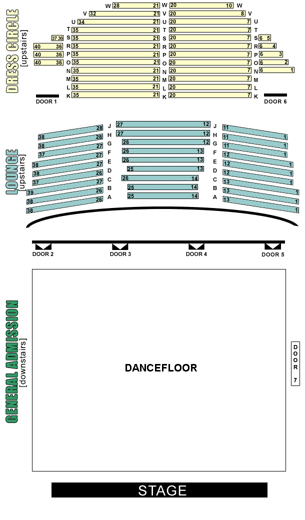 Enmore Theatre Seating? r/sydney