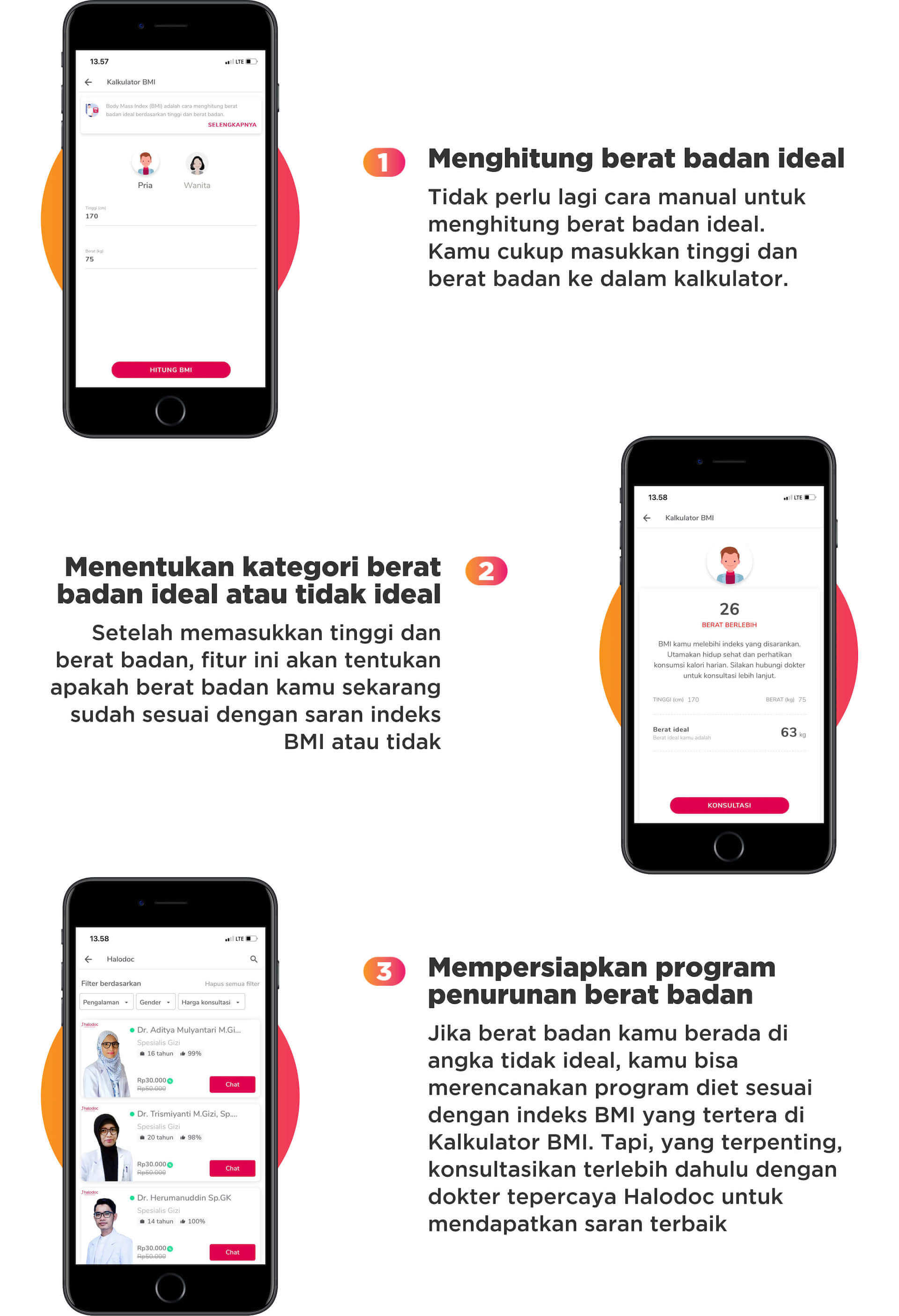 Kalkulator BMI di Aplikasi Halodoc