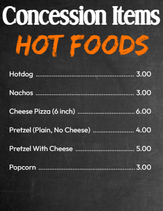 hot food items PosterMyWall