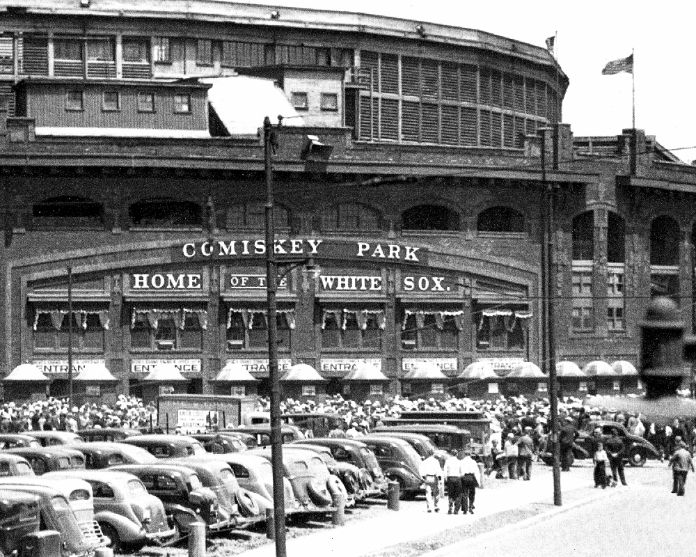 Old Historic Comiskey Park Chicago White Sox Chicago History Framed