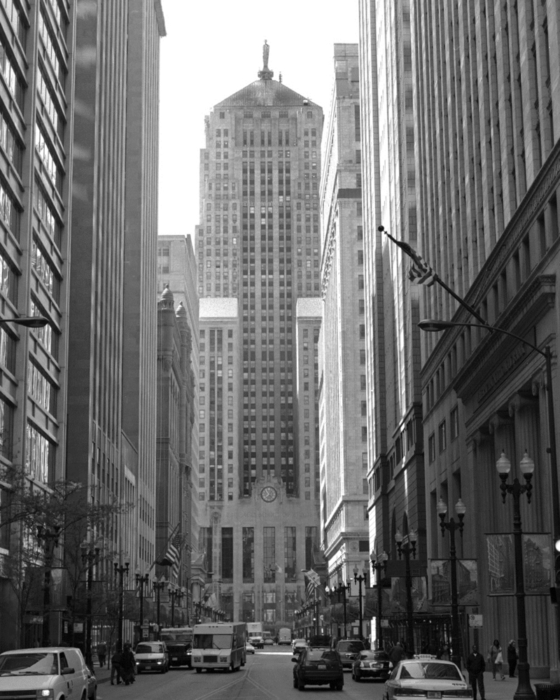 Chicago Board Of Trade Black & White Picture Chicago Black & White