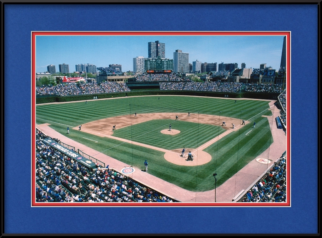 Chicago Cubs 2008 Baseball Wrigley Field Chicago Cubs Framed Print