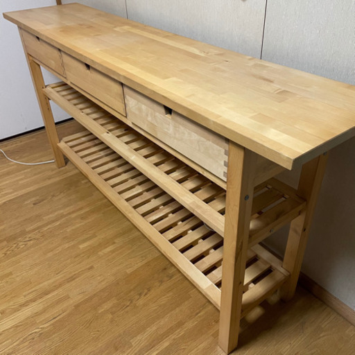 IKEA イケア ノールデン NORDEN コンソール カウンターテーブル (ayu) 南荒子の収納家具《コンソール